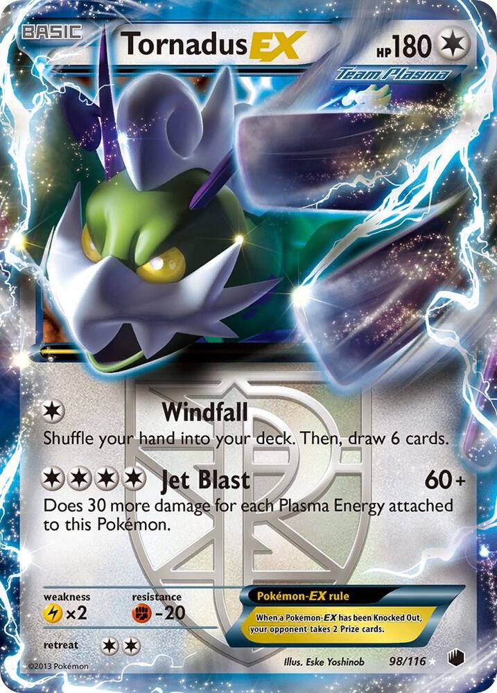 Tornadus EX (Team Plasma) - Plasma Freeze - 98/116