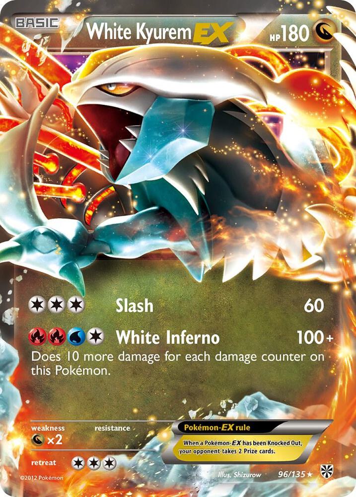 White Kyurem EX - Plasma Storm - 96/135