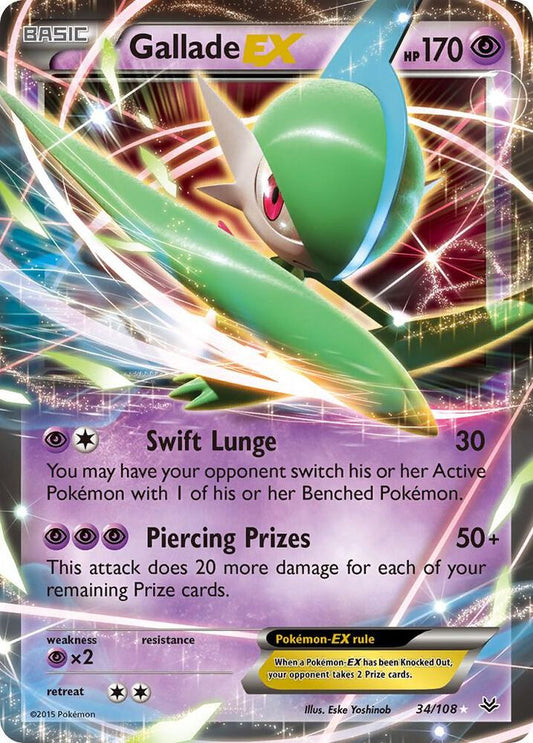 Gallade EX - Roaring Skies - 34/108