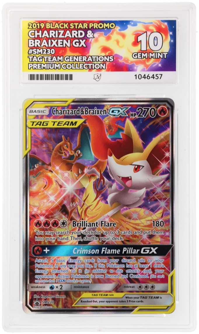 Charizard & Braixen GX - SM230 - SM Promos - ACE 10