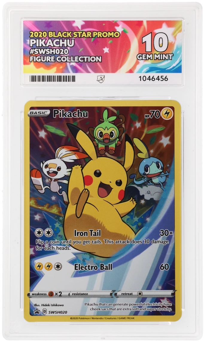 Pikachu - SWSH020 - SWSH: Sword & Shield Promo Cards - ACE 10
