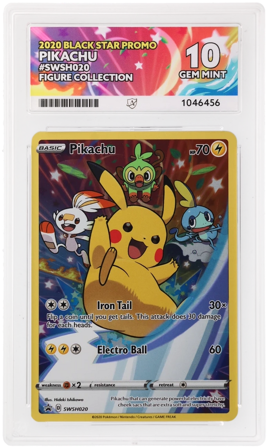 Pikachu - SWSH020 - SWSH: Sword & Shield Promo Cards - ACE 10