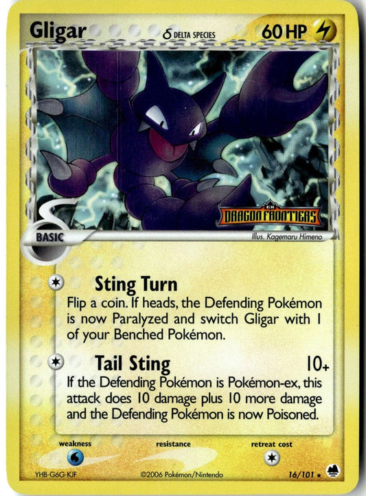 Gligar (Holo) - Dragon Frontiers (Delta Species) - 16/101